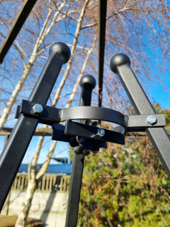 Grily Gril Tripod Ball s kľukou vysoký 215 cm Stojan na gril 100 cm